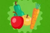 Vegetable Spelling Puzzle