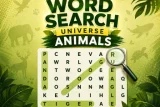 Word Search Universe Animals