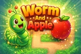 Worm And Apple
